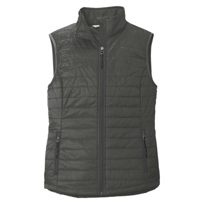 Ladies Packable Puffy Vest Thumbnail