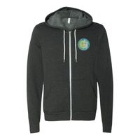 Unisex Sponge Fleece Full-Zip Hoodie Embroidery Thumbnail